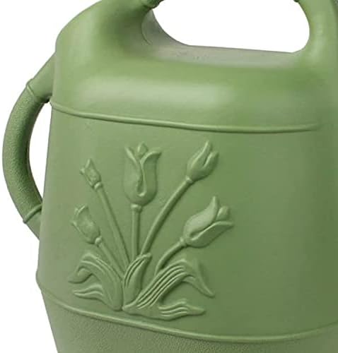 Union Products 63066 2 Gallon Plastic Watering Can, Sage Green, 2-Pack - Image 4