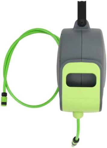vidaXL Automatic Retractable Water Hose Reel Fixed Wall Garden Watering - Image 7