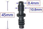 Hose Connector Adapter 100 8mm To 4mm Reducing Hose Connectors T-shaped Elbow Straight Elbow 3/8" 8/11 6mm 1/4" 4/7mm Irrigation Fittings (Color : 3I8 to 2way 1I4) - Image 4