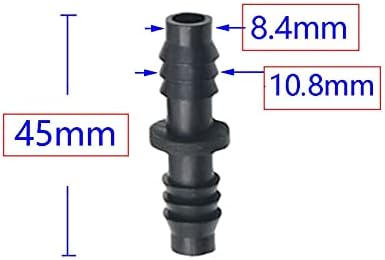 Hose Connector Adapter 100 8mm To 4mm Reducing Hose Connectors T-shaped Elbow Straight Elbow 3/8" 8/11 6mm 1/4" 4/7mm Irrigation Fittings (Color : 3I8 to 2way 1I4) - Image 4