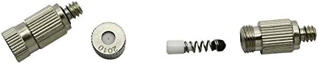 Quick Connect Hose Fittings 3/16" Male Thread Spray Nozzle Garden Sprinkler Plant Cooling Systeem High Pressure Misting Nozzles Fogging Sprayers 40 Pcs (Color : 0.2 mm Mist) - Image 4