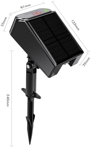 Maxmartt Solar Automatic Drip Irrigation Kit System, Solar Powered Auto Easy DIY Watering Device Supported Pots Plants, 6 Timing Modes with Anti-Siphoning Device - Image 5