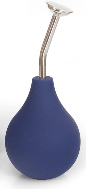 Warped Woven Wet Felting Bulb Sprinkler, Nickel-Plated Brass and Silicone, 250ml, Gentle Rain Effect, for Nuno Felting and Wool Fibers | Made in Germany (Dark Blue) by Unknown