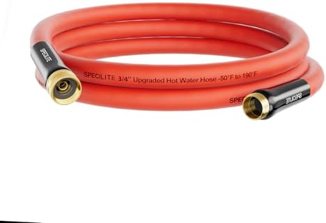 SPECILITE 3/4" x 10FT Hot/Cold Short Leader Garden Water Hose, -50℉-190℉ by SPECILITE