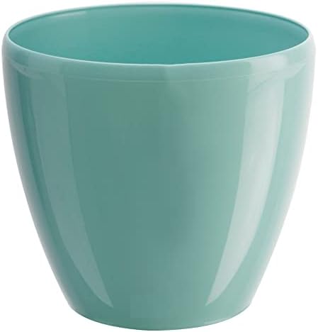 DECOPOTS - 3 Pack Self Watering Planter - Indoor/Outdoor Decorative Flower Pot with Drainage Cartridge and Water Level Indicator (6.7", Jade) - Image 2