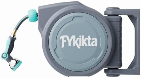 Retractable Garden Hose Reel 1/2''65 FT Wall Mount, Auto Rewind by Unknown