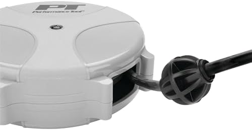 Performance Tool W2275 20' 18GA Retractable Cord Reel with Spring Loaded Auto-Rewind - Image 4