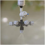 7 Way Hanging Anti Drip Multi Nozzle Atomizing Garden Sprinkler - Image 3