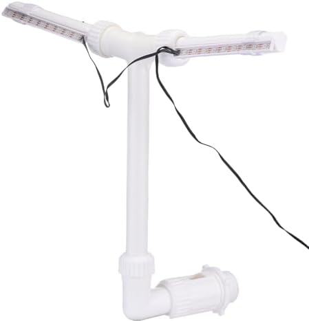 Generic Solar Powered Pool Fountain, Dual Spray Adjustable Pool Sprinkler Waterfall with 7 Colors LED Lights & 10 Modes, Inground Fountain Solar Lights, Ideal for Relaxation & Cooling - Image 3
