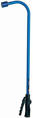 Dramm Touch N Flow Rain Wand Full Watering Flow Trigger Style Shut Off Valve with Lock, for Garden, Yard, Watering Plants, Hanging Baskets, 11 Gallons Per Minute, Blue, 36 Inches Long by DRAMM