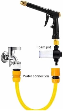 10M High Pressure Water Gun Household Wash Black Adjustable Nozzle Watering Pipe for Plant - Image 5