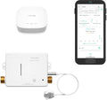 YoLink LeakStop 1-Channel for Toilets/Sinks, Auto Shutoff Valve & Leak Detector, Real-Time Monitoring, LoRa Long-Range, 2 AA Up to 5-Year Battery, App/SMS/Email Alerts – Hub Included by YoLink