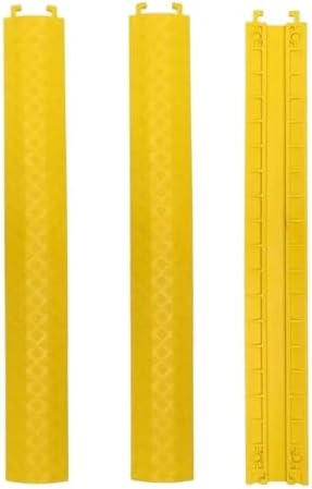 Cable Protector Ramp 3PCS Cable Cover Cord Hose Protective Ramp Heavy Duty Wire Extension Cord Garden Water Hose Traffic Driveway Rubber Speed Bump by Unknown