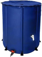 Portable 13-Gallon Rain Barrel - Collapsible Water Storage Tank for Gutter Downspout Rainwater Harvesting (Blue) - Eco-Friendly, Space-Saving, Efficient Rainwater Collection System by Unknown