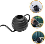 Beaupretty Metal Watering Can for Indoor Plants 400ml Stainless Steel Long Spout Watering Pot for Succulents and Flowers Portable in Black - Image 7