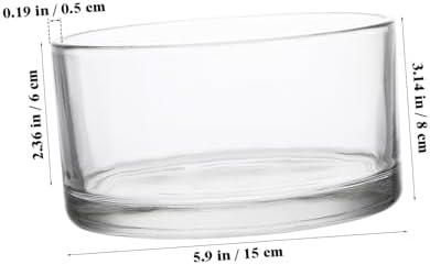 Glass Flowerpot Planter Decorative Bowl Round Vase for Hydroponic Plant Wedding - Image 2