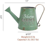 Cute Small Watering Can Indoor Plants Garden Metal Decorative Watering Cans for Outdoor Plants Bonsai Outdoor Garden Flower Decorative (Green, 1.5L, 50.7 Oz) - Image 2