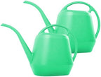 Bloem Aqua Rite 144 oz Plastic Watering Can, Long Spout, Mint Green, 2-Pack by Bloem