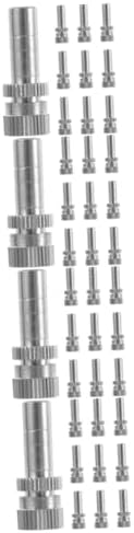 ibasenice 40pcs Misting Nozzle for Garden Hose Metal Atomizing Spray for Efficient Irrigation and Cooling Easy to Connect and Use for Outdoor Watering by ibasenice