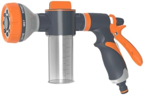 Car Wash Hose Attachment,Multi-Function Garden Sprinkler, High-Pressure Foam Spray Gun Head, Car Wash and Watering Tool by Unknown