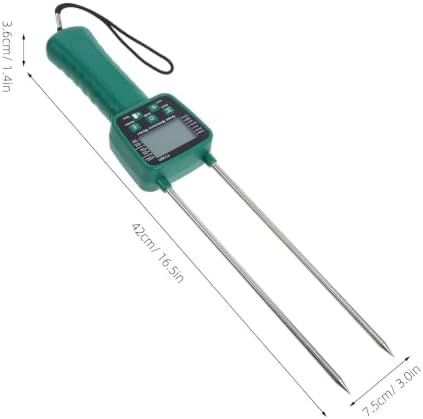 Precision Featuring Grain Probe Tester with Digital Moisture Real-time Data Announcements and Accurate Measurement for Stainless Steel and Abs Materials Agricultural Industries - Image 2