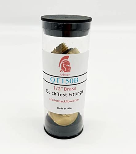 Arbiter Backflow Quick Connect Test Fittings (Brass, 1/2" (Set of 3)) - Image 4