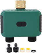 Eujgoov Smart Dual Zone Water Timer Sprinkler Controller for Garden Hose IP55 Waterproof Digital Irrigation Control G3/4in Male by Eujgoov