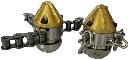 3/8" 1/2" High Pressure Rotating Chain Nozzle 40L 70L for Sewage Sludge Blasting & Pipeline Dredging Machine(3I8 Female 120LPM) - Image 6
