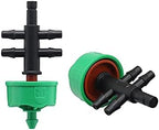 Hose Connector Adapter 20 Pieces of 2L/4L/8L Automatic Pressure Current Regulator Dripper with 3/5Mm 4-Way Hose Distributor Garden Irrigation Accessories/4L by Unknown