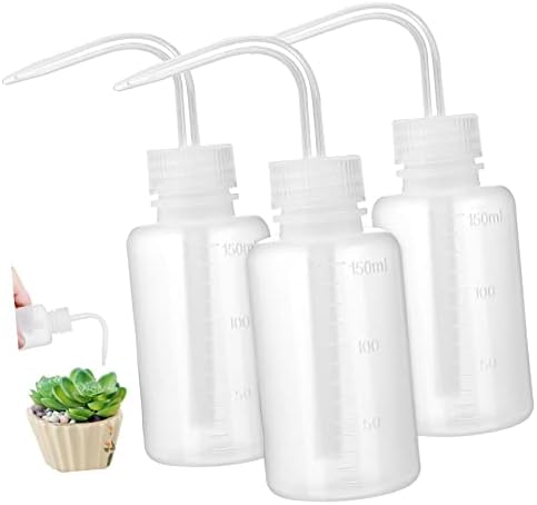 NOLITOY 3sets Plant Water Bottle Small Squeeze Wash Bottle for Indoor Plants Lab Tattoo Supplies Graduated Markings 3pcs*3 by NOLITOY
