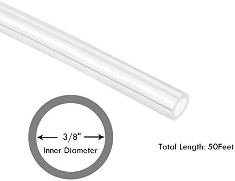 3/8" ID Silicon Tubing, JoyTube Food Grade Silicon Tubing 3/8" ID x 1/2" OD 50 Feet High Temp Pure Silicone Hose Tube for Home Brewing Winemaking (3/8" ID, 50FT) - Image 2