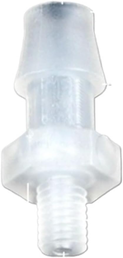 10 Pcs M6 to 2mm PP/PE Hose Connector, Straight Barb Adapter for Irrigation Tubing, Aquarium Air Pump, Water Pipe Joint(M5-6.4mm,25 pieces) by Unknown