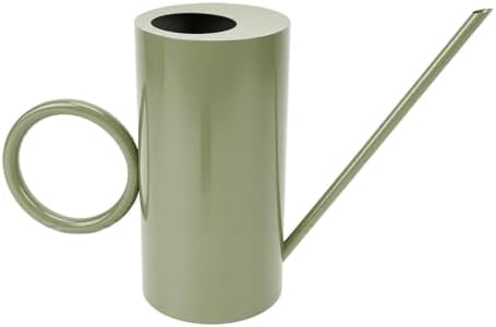 Stainless Steel Watering Can with Long Spout for Indoor Plants by Unknown