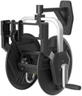Giraffe Tools Garden Hose Reel Wall Mount, 125FT 5/8" Hose Capacity, Heavy Duty Water Hose Reel for Outside, Retractable Hose Guide with Crank, 210° Swivel, for Yard Lawn Garage by GiraffeTools