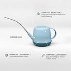 Long Spout Watering Can for Indoor Plants, Durable PP Plastic Pot Waterer with Precision Flow Control for Hanging Baskets and Dense Foliage - Image 4