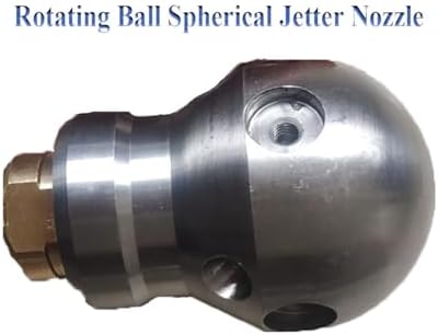3/8 Rotating Sewer Nozzle, Stainless Steel, 360° Jet - Image 5