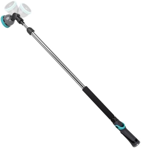 Telescoping Watering Wand with Thumb Control, 37-55 Inch Garden Hose Nozzle by Unknown