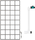 Garden Grid™ 4x8 Complete Watering System + 24" Tall Single Manifold by GardenInMinutes
