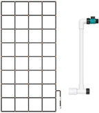 Garden Grid™ 4x8 Complete Watering System + 24" Tall Single Manifold by GardenInMinutes