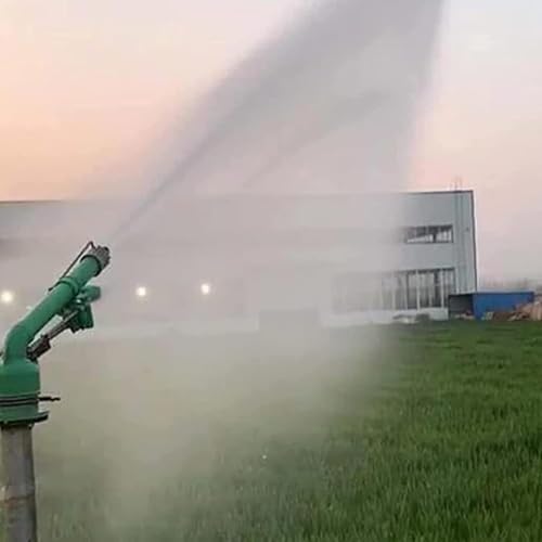 Farm Irrigation Spray Gun, Automatic Rotating Garden Sprinkler Irrigation High-Speed Spray Gun, 0-48° Adjustable Elevation Angle, 360° Rotating Spray Angle, Used for Farmland Irrigation - Image 5