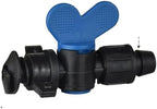 16mm 5/8" Drip Irrigation Tape Shut-Off Valve End Plug Connector Lock Garden Watering System Greenyhouse to p/;vc Hard Pipe(KSL02-336-10PCS) by Unknown