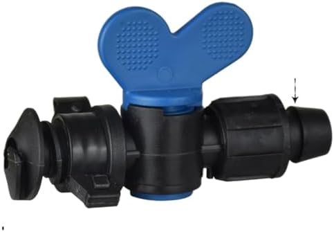 16mm 5/8" Drip Irrigation Tape Shut-Off Valve End Plug Connector Lock Garden Watering System Greenyhouse to p/;vc Hard Pipe(KSL02-336-10PCS) by Unknown