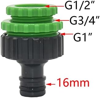 Hose Connector Adapter Garden Quick Coupling 1/2 3/4 1 Inch Female To 5/8 Inch Faucet Quick Coupling Adapter Car Wash Water Gun Accessories 50 Pieces (Color : US) - Image 5