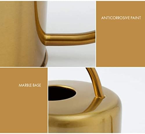 Watering Can Garden Watering Can Stainless Steel 1.3L Small Pot with Handle for Planting Flower Garden Tool - Image 3
