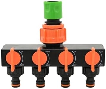Hoses Connector Garden Hose Distributor 4-Way Faucet Hose Water Distributor Faucet Connector G1/2 G3/4 G11PCS(C-1) - Image 5