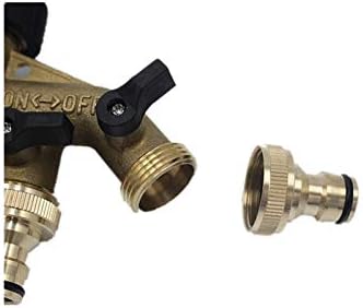 Brass Pipe Fittings 4 Way Hose Tap Valve Manifold Splitter Adaptors 1PC Water Distributor Repair - Image 3
