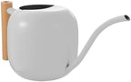 Balacoo Long Spout Stainless Steel Watering Can with Wood Handle 1200ml for Indoor and Outdoor Gardening, Vintage Style Spray Kettle for Flowers and Plants by balacoo
