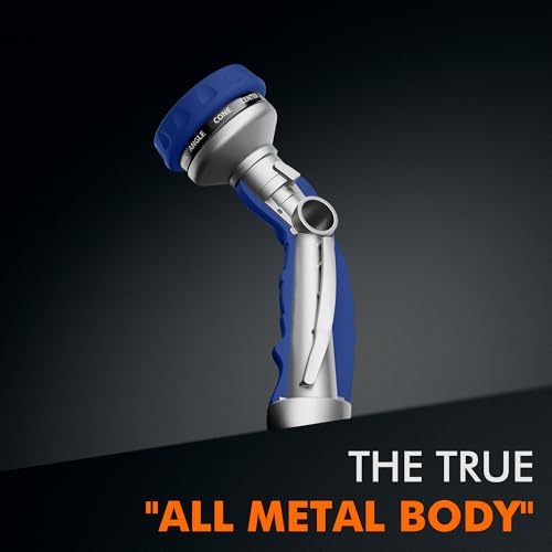 RESTMO Hose Nozzle Heavy Duty, Metal Water Hose Sprayer for Garden - Image 5