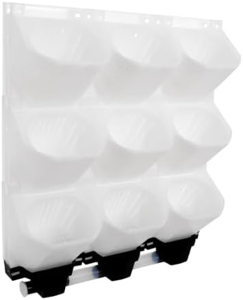 Vertical Wall Planter 3-Tier, 9-Pot Hanging Plant Holder(White) - Image 2