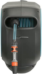 Gardena 18600 50 Foot Wall Mounted Retractable Hose Reel, 50 ft, Standard, Turquoise - Image 2